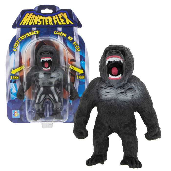 

Тянущаяся фигурка из серии Monster Flex Горилла, блистер, 15 см