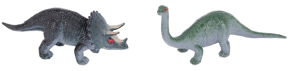 Игровой набор фигурок динозавров - В мире животных, 12 фигурок   