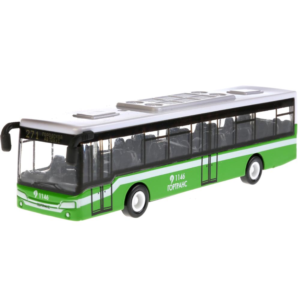

Автобус металлический, длина 14,5 см, инерционный