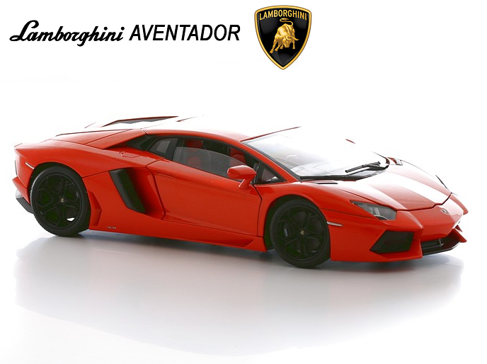 Металлическая машинка Welly Lamborghini Aventador, масштаб 1:18  