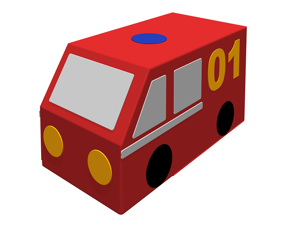 

Контурная игрушка – Фургон. Пожарная машина