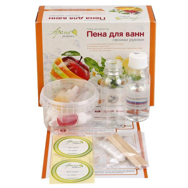 

Набор для творчества SPA-студия – Пена для ванны своими руками. Фруктовый мусс