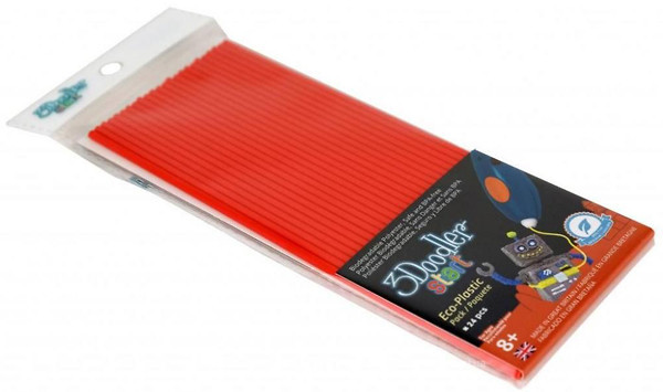

Набор стержней для 3D-ручки 3Doodler Start, красный цвет, 24 шт.