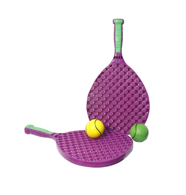 Набор для тенниса с ракетками пластиковыми и 2 мячиками  