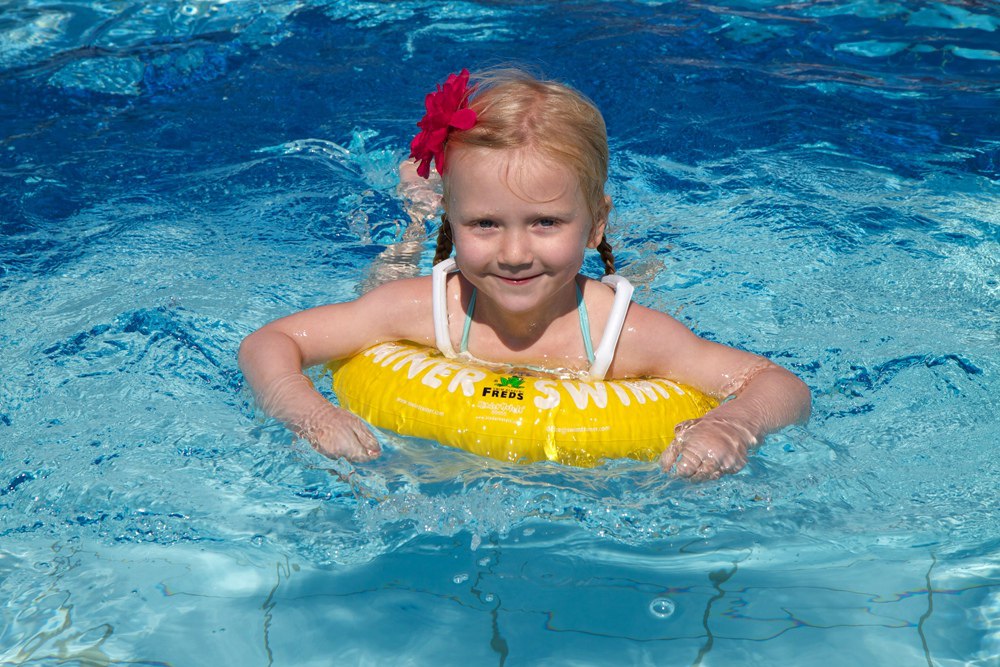 Надувной круг - Swimtrainer Classic, желтый, 4-8 лет  