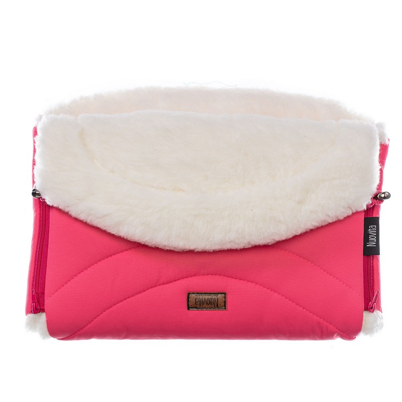 

Муфта меховая для коляски Nuovita Tundra Bianco Rosa/Розовый