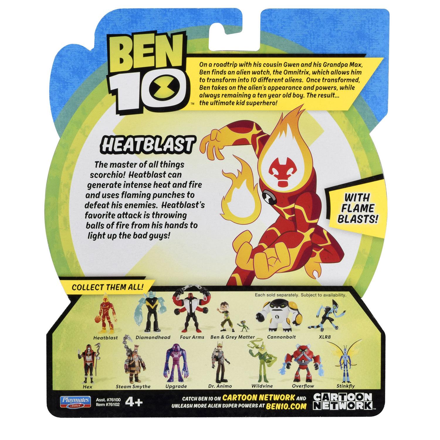 Фигурка Ben10 – Человек-огонь, 12,5 см  