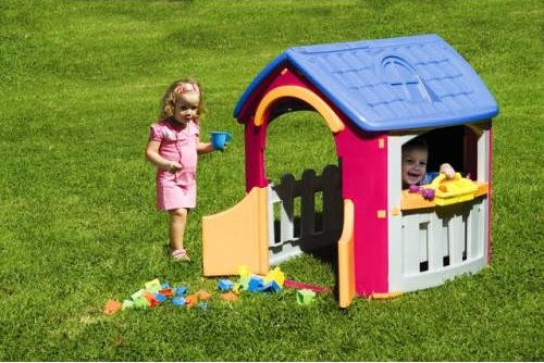 Детский игровой домик-гараж   