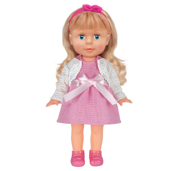 Интерактивная кукла Полина, озвученная, стихи и песни А.Барто, закрываются глаза 30 см.  