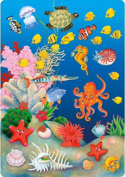 Мозаика для малышей. Подводный мир   