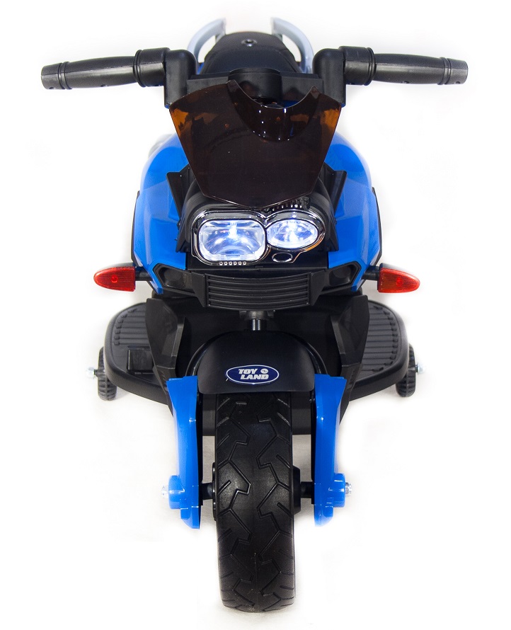 Детский электромотобайк ToyLand Moto JC 918 синего цвета 