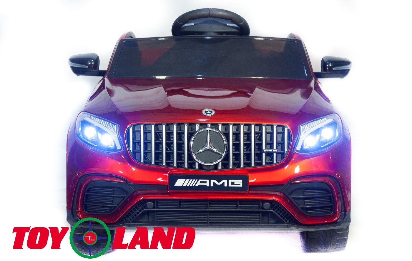 Электромобиль Mercedes-Benz AMG GLC63 Coupe 4x4 красного цвета, ToyLand, QLS-5688 