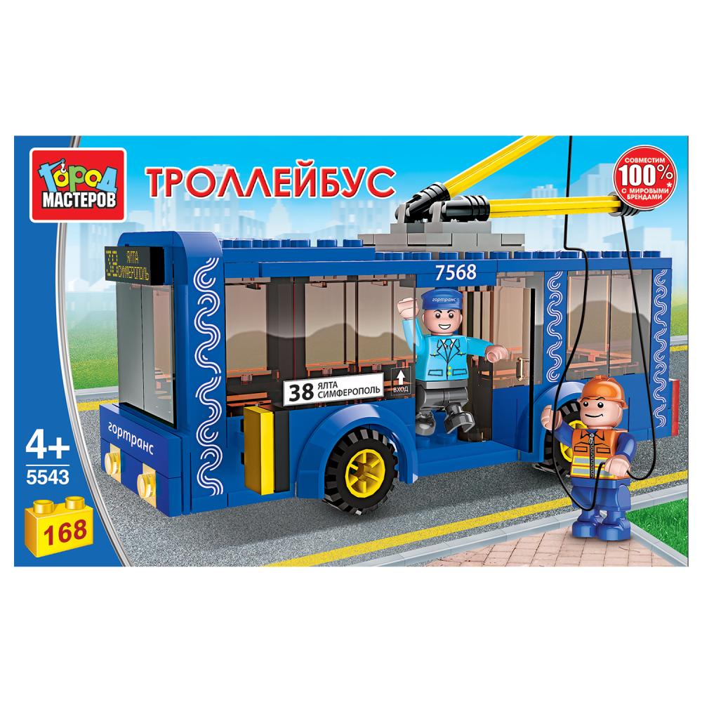 

Конструктор - Троллейбус, с фигурками, 168 деталей