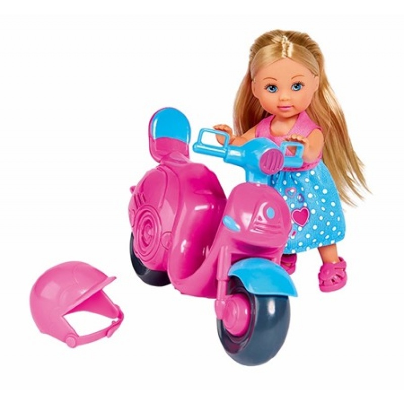 Кукла Еви на скутере, 12 см  