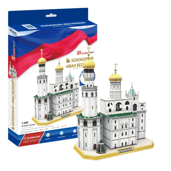 

Объемный 3D-пазл Колокольня Ивана Великого, Россия