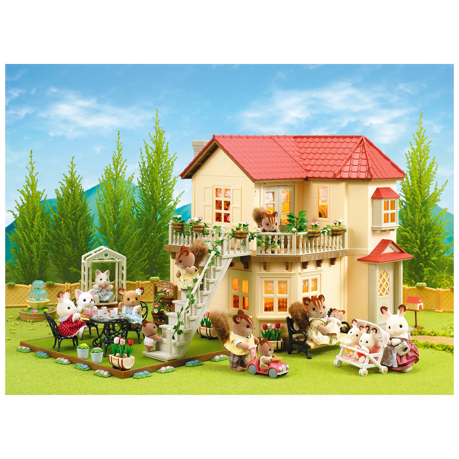 Sylvanian Families Набор Большой дом со светом  