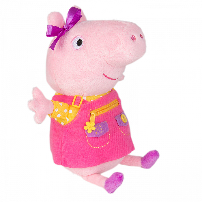 Мягкая озвученная игрушка ТМ Peppa Pig - Пеппа учит одеваться  