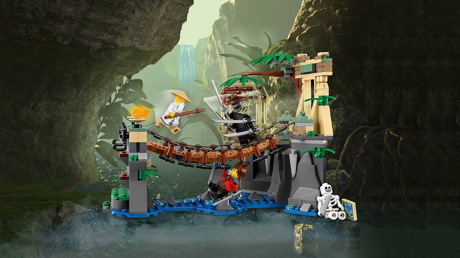 Lego Ninjago. Битва Гармадона и Мастера Ву  