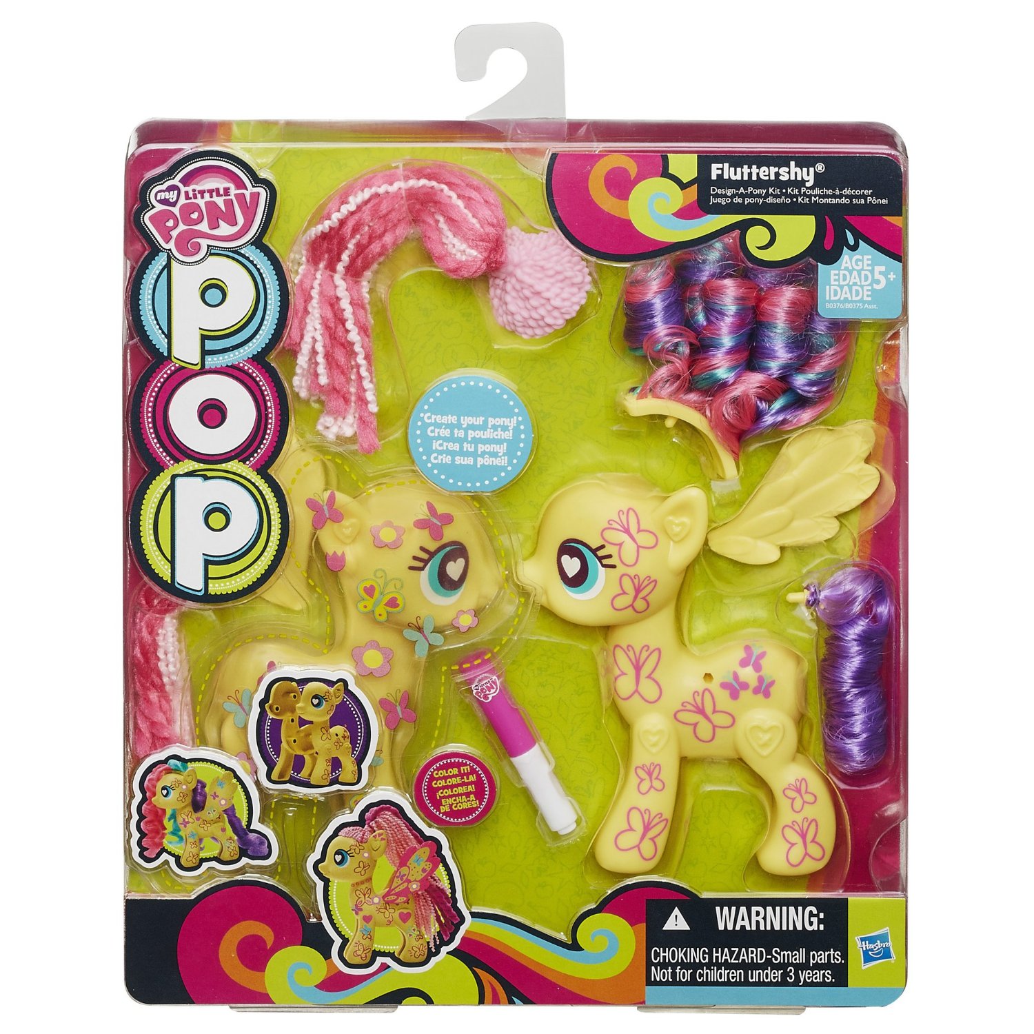 BRINQUEDO MY LITTLE PONY POP TEMATICO C/ ACES HASBRO A8207 9407 SORT