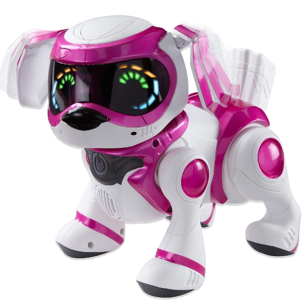 Розовая интерактивная собачка Teksta – Puppy, с аксессуарами  
