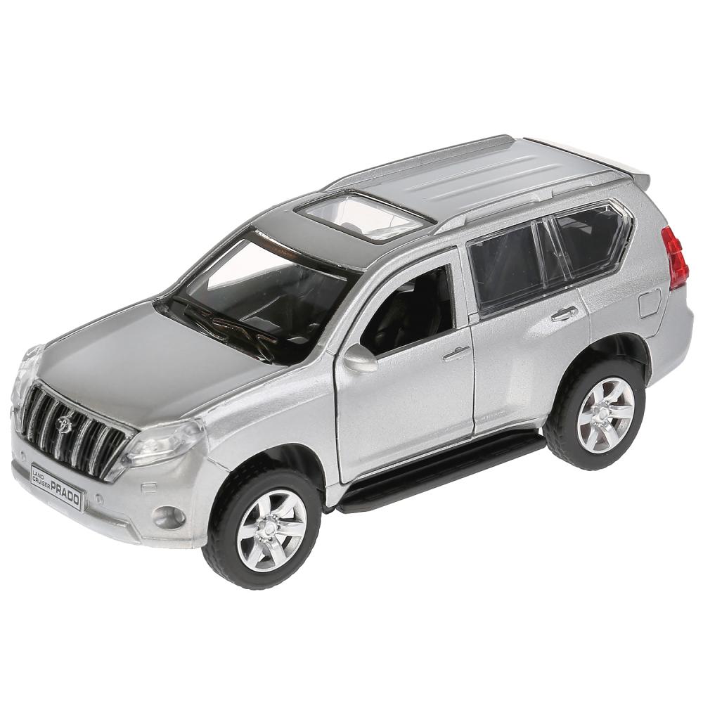 

Инерционная металлическая модель - Toyota Prado, 12 см, цвет серебристый