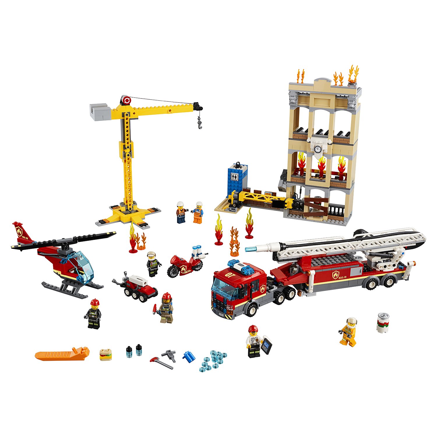 

Конструктор из серии Lego City Fire - Центральная пожарная станция