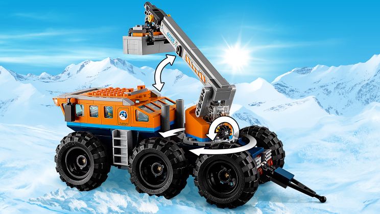 Конструктор Lego City - Арктическая экспедиция. Передвижная арктическая база  