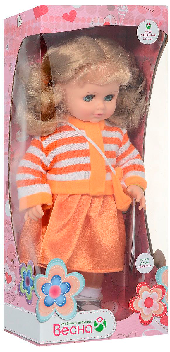 Интерактивная кукла Инна 19 со звуковым устройством, 43 см  