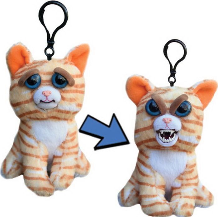 

Кошка рыжая из серии Feisty Pets 11 см., с карабином