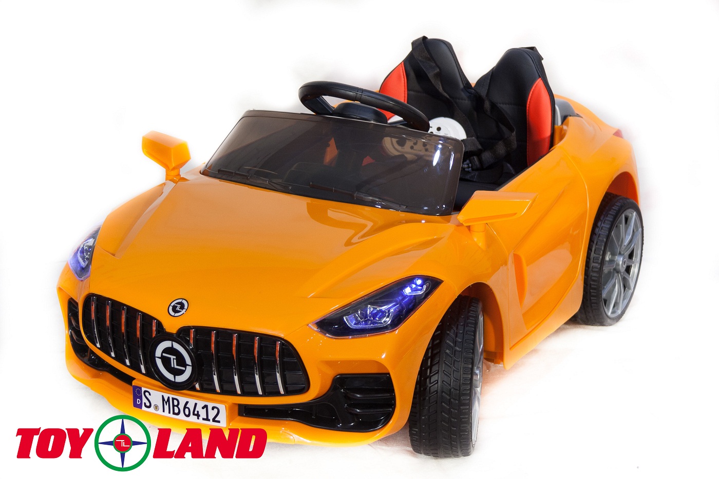 

Электромобиль Mercedes Benz sport YBG6412, оранжевый