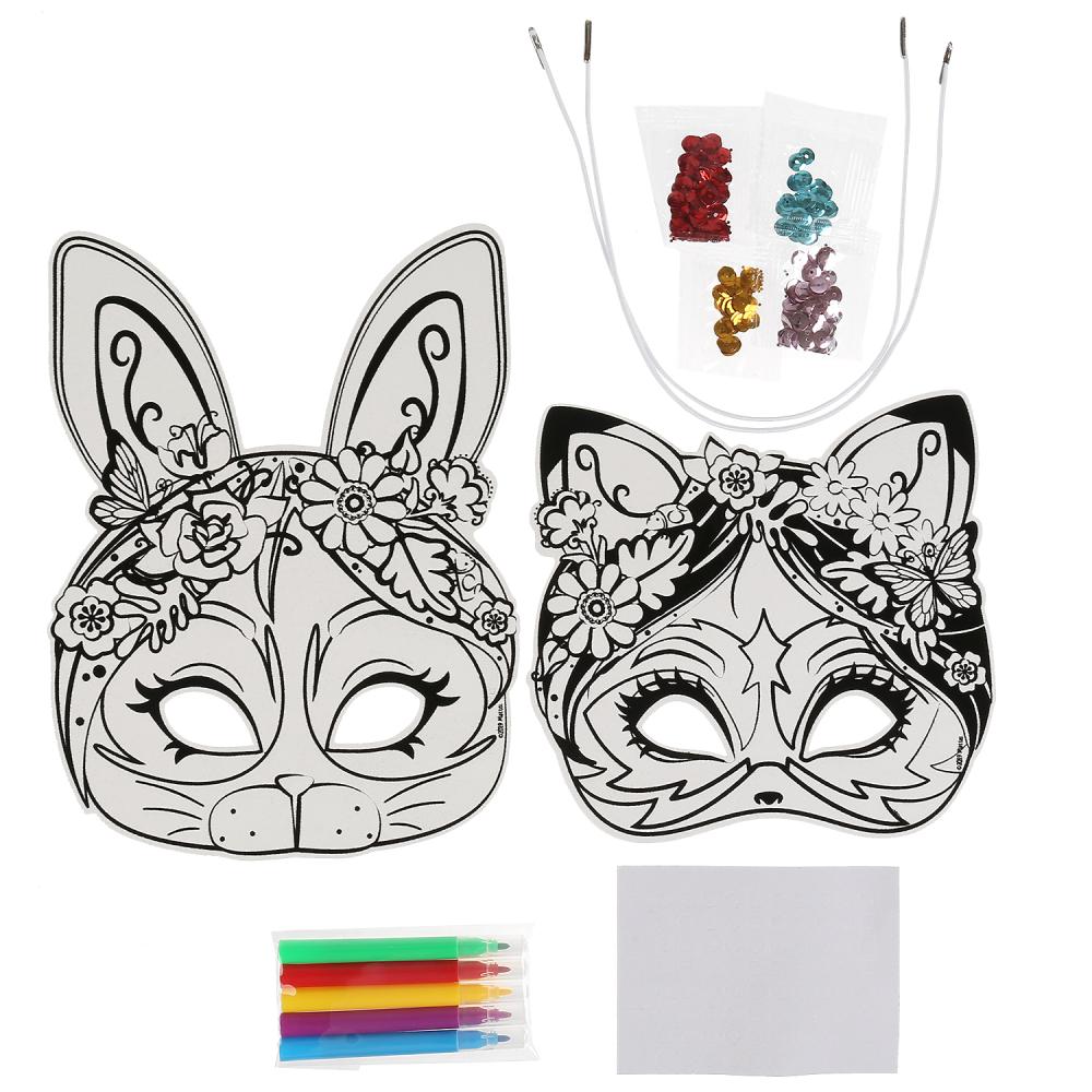 Набор для творчества Аппликация и раскраска на бархатной основе Enchantimals  