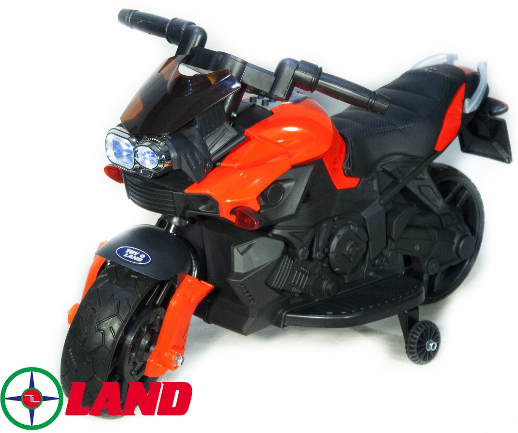 

Детский электромотобайк ToyLand Moto JC 918 красного цвета