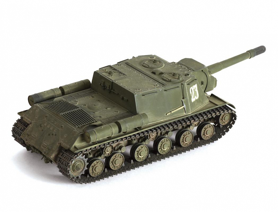Сборная модель - Советский истребитель танков ИСУ-152 Зверобой  