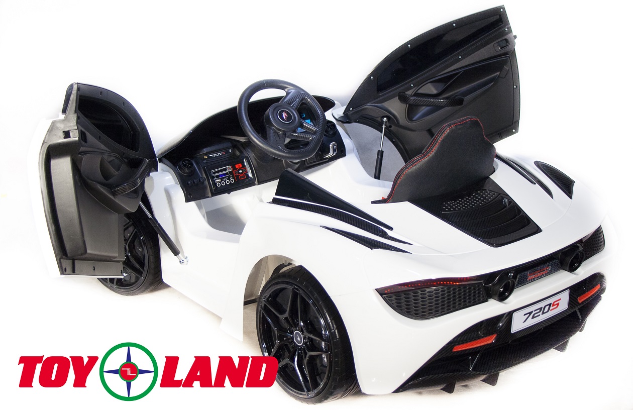 ToyLand Электромобиль Mclaren DKM720S белого цвета 