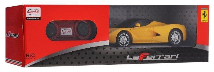 Машина на радиоуправлении 1:24 Ferrari LaFerrari, цвет желтый  