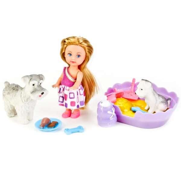 

Кукла Hello Kitty - Машенька 12 см, с питомцами, ванной и аксессуарами