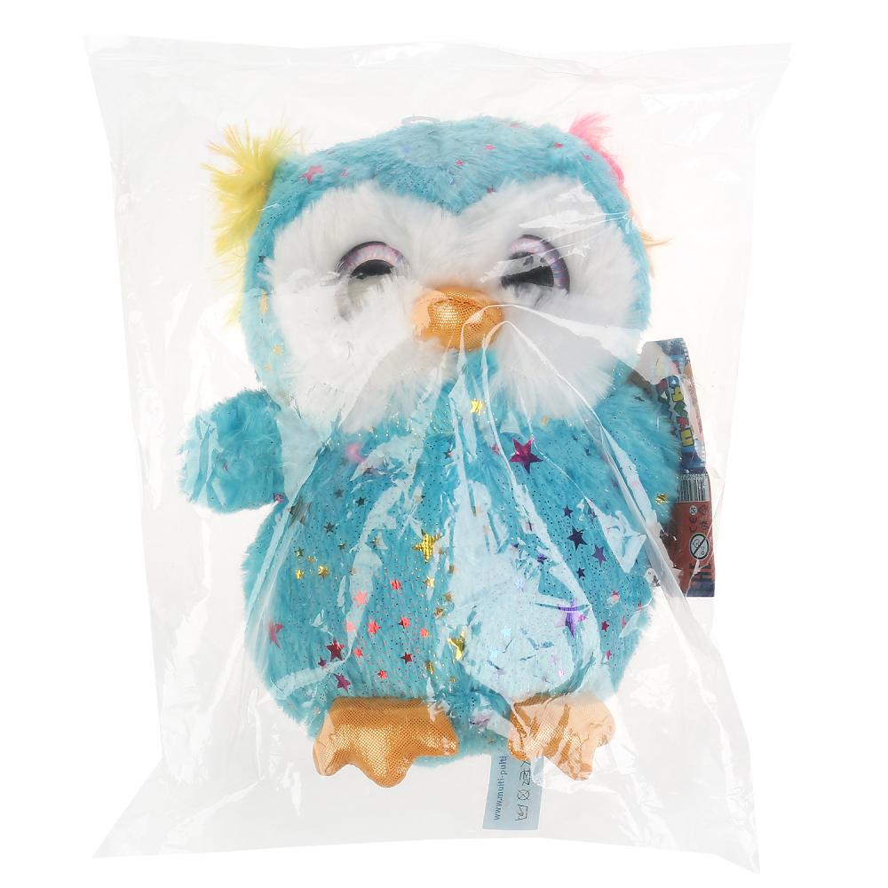 Игрушка мягкая - Сова звездочка, 20 см  