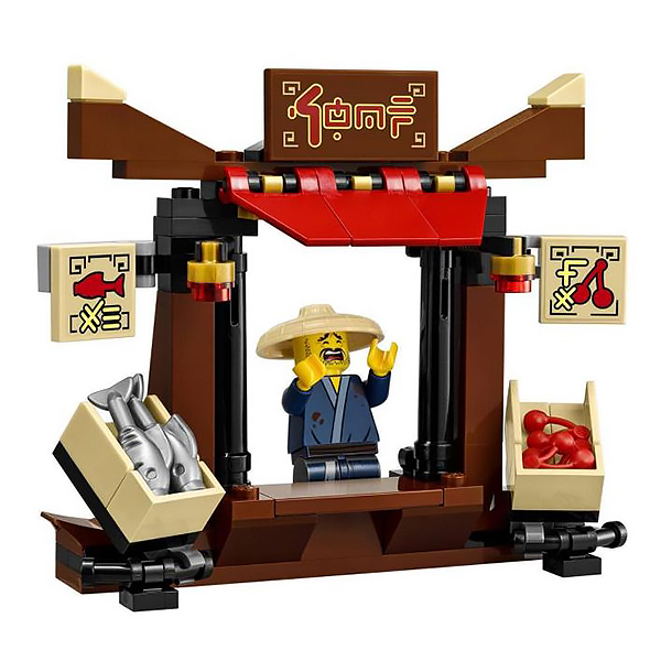 Lego Ninjago. Ограбление киоска в Ниндзяго Сити  