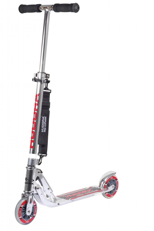 

Детский 2х колесный самокат Big Wheel 125 silver, серебряный
