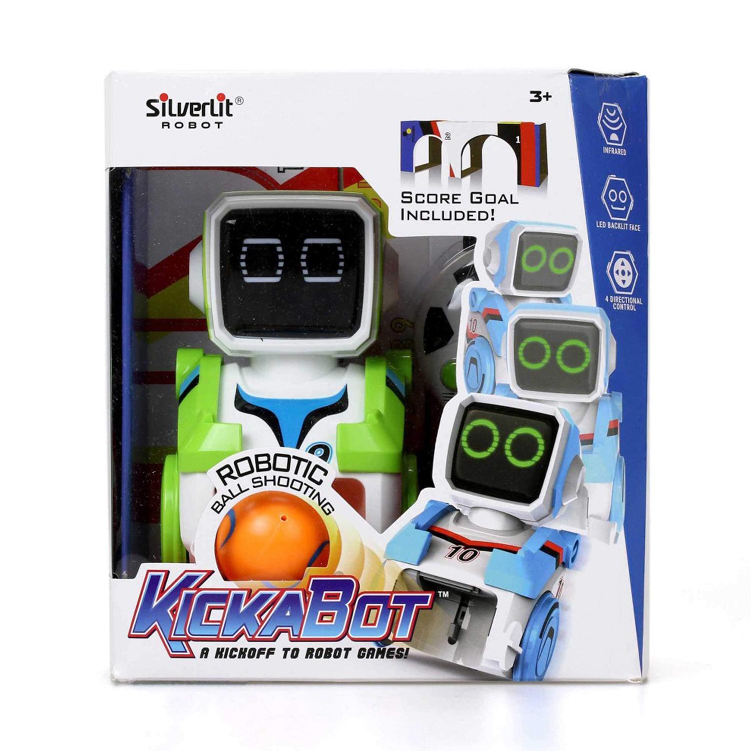 Робот-футболист - Кикабот, зеленый, свет и звук  