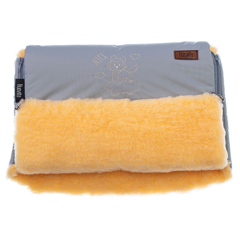 

Муфта меховая для коляски Nuovita Islanda Pesco Grigio/Серый