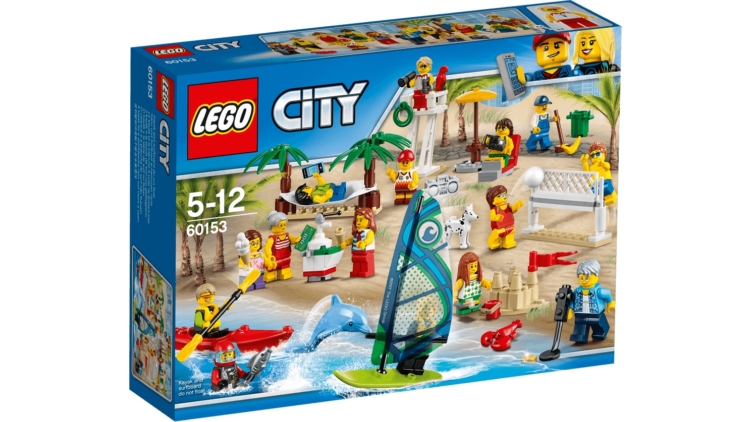 Lego City. Жители Lego City: отдых на пляже  