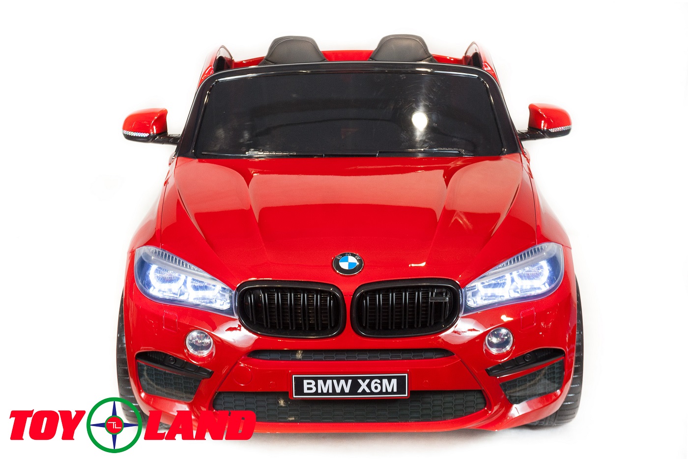 Электромобиль BMW X6, красный  