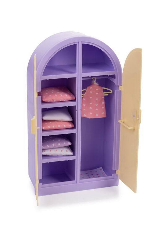Шкаф из серии Маленькая принцесса без ящика, светло-сиреневый  