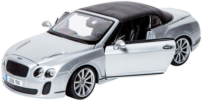 Металлическая машинка Bburago Bentley Continental Supersports, масштаб 1:18  