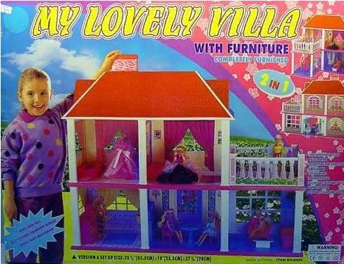 Lovely villa игрушка с машиной