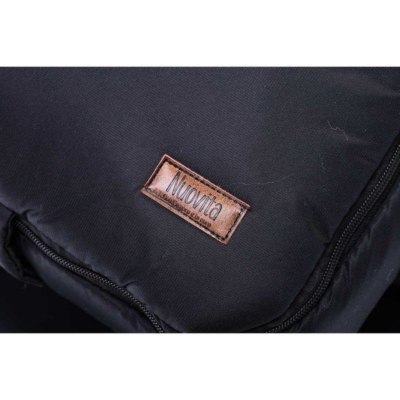 Конверт зимний меховой Nuovita Islanda Bianco Nero/Черный  