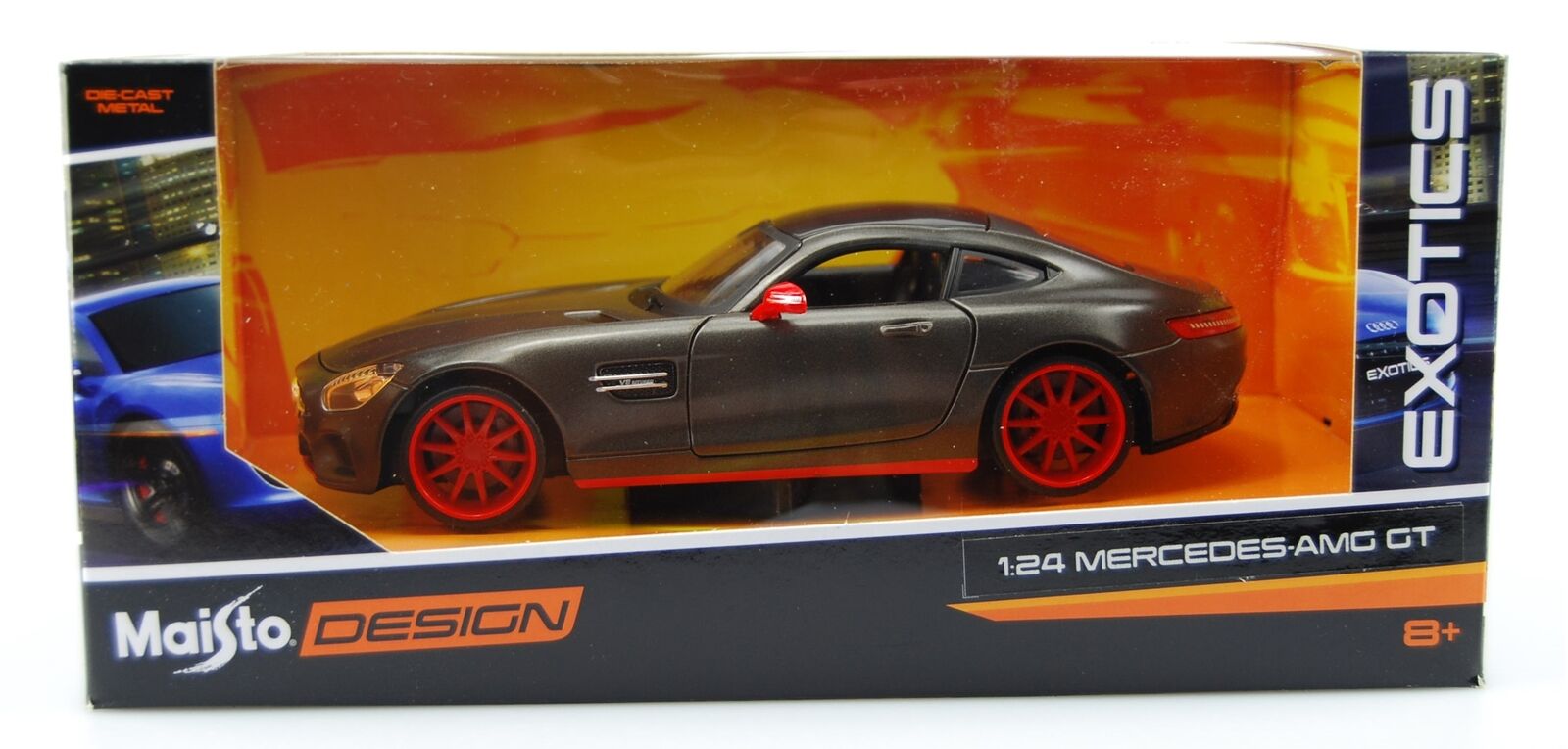 Модель машины - Mercedes AMG GT, 1:24  