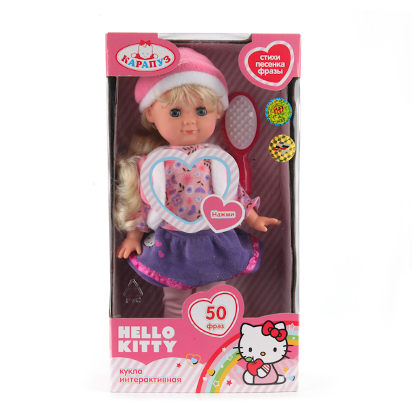 Интерактивная кукла 30 см., поет, рассказывает стихи, из серии «Hello Kitty»  