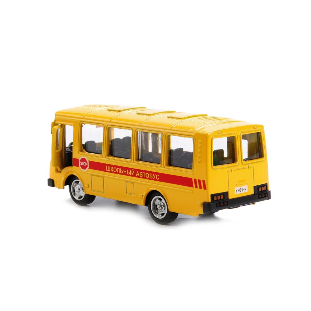 Автобус ПАЗ Дети, инерционный металлический   